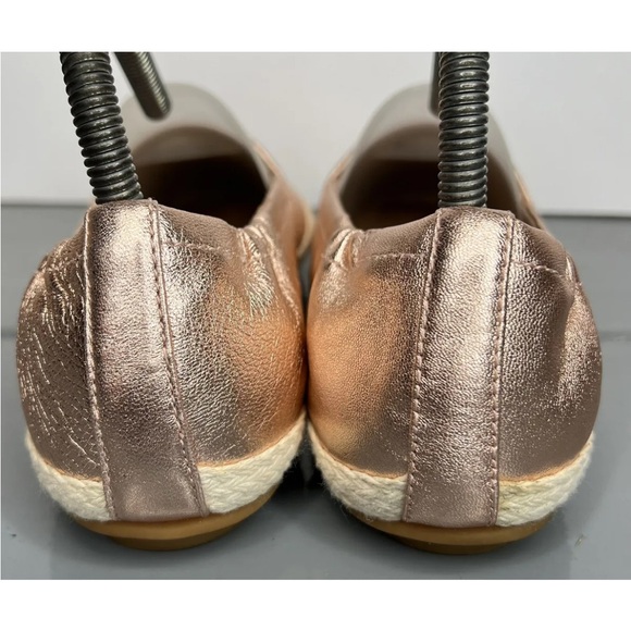 FitFlop Womens Siren Espadrilles Rose Gold Metallic W/Dynamicush Sz 6 Superb! - Picture 6 of 14